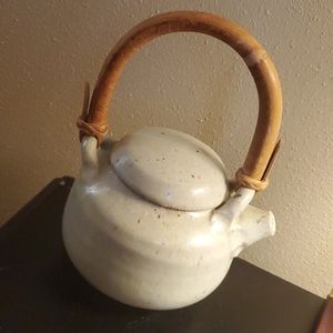 3/$15 Bamboo Handled Tea Pot